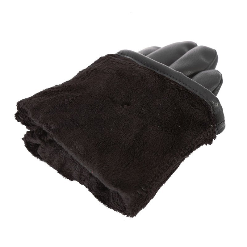 Thick Leather Smart Gloves