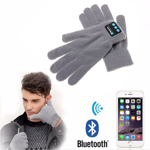 Wireless Bluetooth Warm Knit Gloves