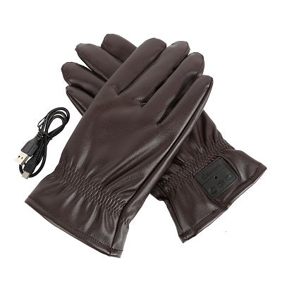 Leather Smart Bluetooth Gloves