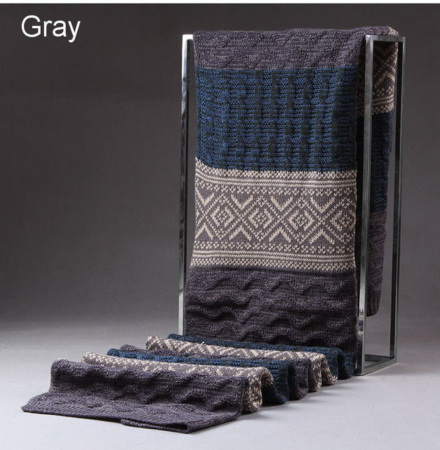 Men's Cashmere Winter Scarf