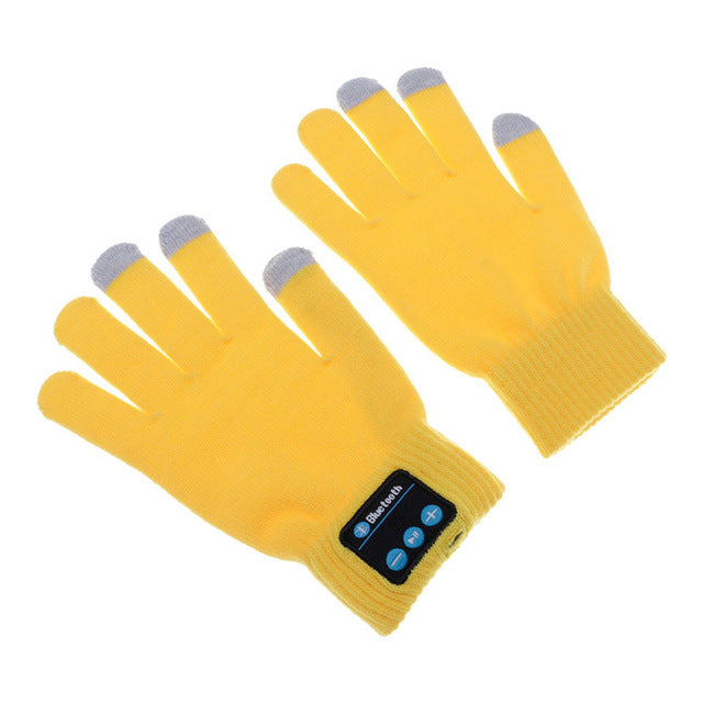 Wireless Bluetooth Warm Knit Gloves